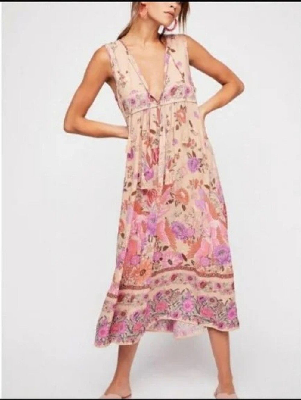 Spell + Free Peopke Exclusive Siren Song Midi Flamingo SZ L